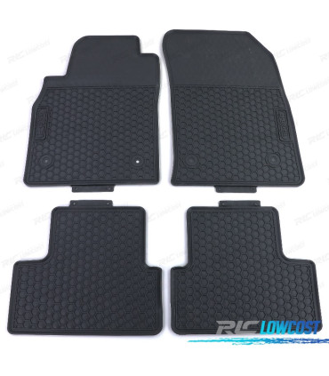 TAPIS EN CAOUTCHOUC POUR OPEL ASTRA J 09-15 4 UNITÉS