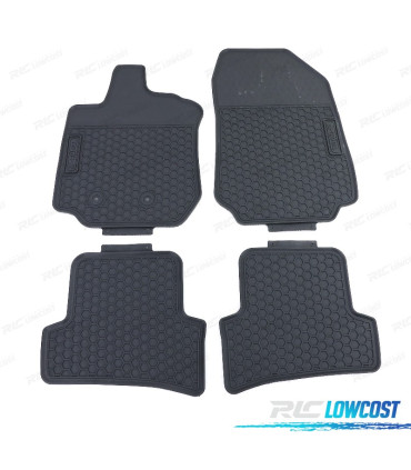 TAPIS EN CAOUTCHOUC RENAULT CLIO 3 BR CR 05- 4 UNITÉS