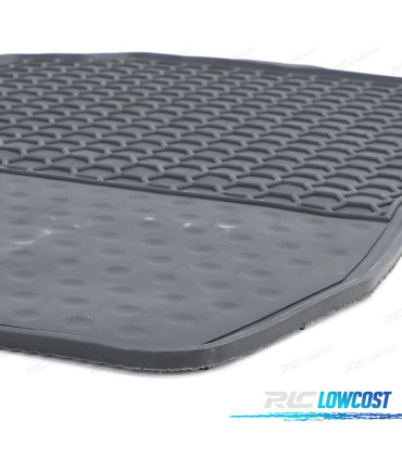 TAPIS EN CAOUTCHOUC RENAULT CLIO 3 BR CR 05- 4 UNITÉS