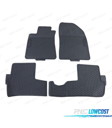 TAPIS EN CAOUTCHOUC RENAULT CLIO 4 BH 12- 4 UNITÉS