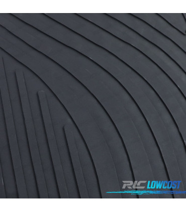 TAPIS EN CAOUTCHOUC MERCEDES CLASSE E W211 S211 02-09 4 UNITÉS