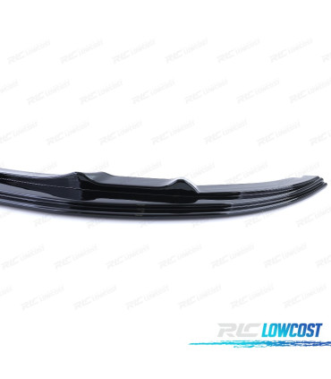 SPOILER LAME AVANT BMW E92 E93 06-10 LOOK M NOIR BRILLANT