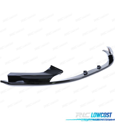 SPOILER LAME AVANT BMW F22 F23 12- LOOK M PERFORMANCE NOIR BRILLANT