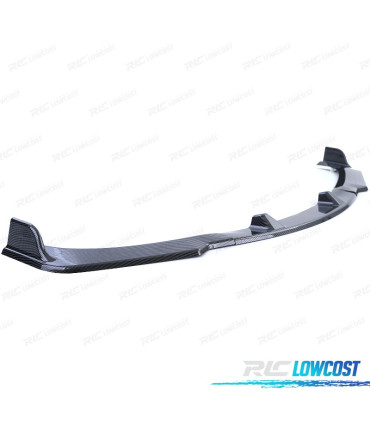 SPOILER LAME AVANT BMW E90 E91 LCI 08-12 LOOK M CARBONE