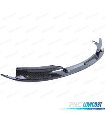 SPOILER LAME AVANT BMW F30 F31 LOOK M PERFORMANCE ABS CARBONE
