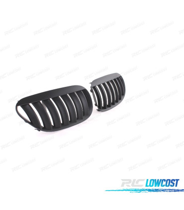 CALANDRES BMW E63 E64 04-10 LOOK M NOIR MAT