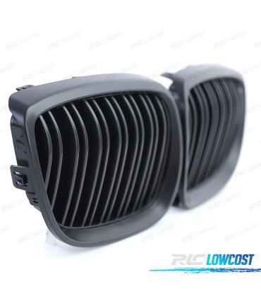 CALANDRES BMW E92 E93 06-10 LOOK M NOIR MAT