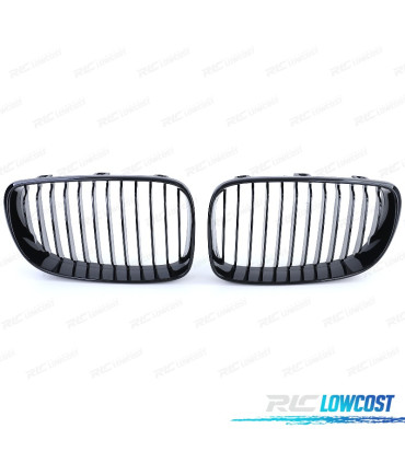 CALANDRES BMW E81 E82 E87 E88 07-11 LOOK M NOIR BRILLANT