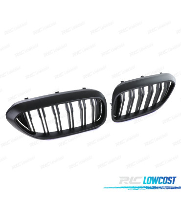 CALANDRES BMW G30 G31 17-20 LOOK M NOIR MAT