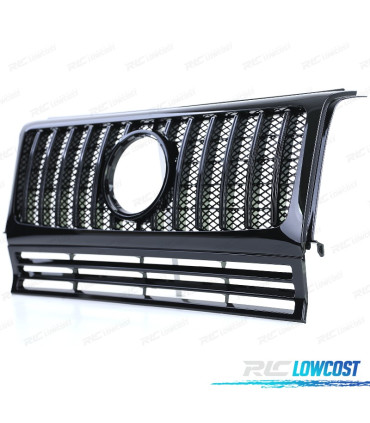 CALANDRE MERCEDES CLASSE G W463 90-18 LOOK AMG NOIR BRILLANT