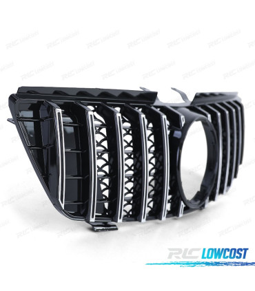 CALANDRE MERCEDES CLASSE M ML W164 05-08 NOIR CHROMÉ