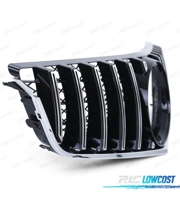 CALANDRE MERCEDES E C207 A207 09-13 NOIR CHROMÉ LOOK GTR