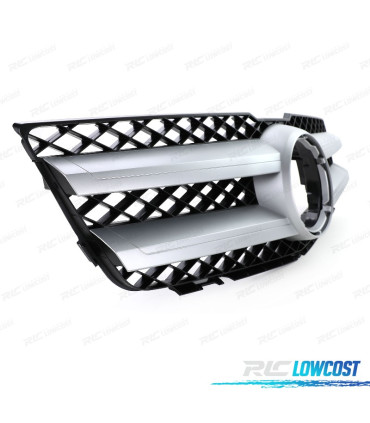 CALANDRE MERCEDES GLK X204 08-12 LOOK AMG NOIR ARGENT