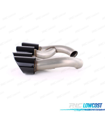EMBOUT D'ÉCHAPPEMENT PORSCHE CAYENNE 92A 14-17 LOOK GTS NOIR