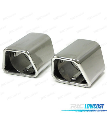 EMBOUT D'ÉCHAPPEMENT VOLVO XC60 V60 S60 CHROMÉ