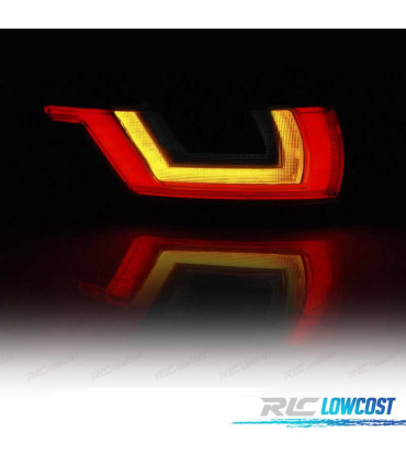 FEUX ARRIÈRE RANGE ROVER EVOQUE 11-18 CLIGNOTANTS LED DYNAMIQUES FUMÉ