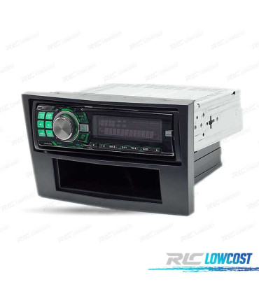 FACADE AUTORADIO1-DIN NOIR POUR OPEL DAEWOO