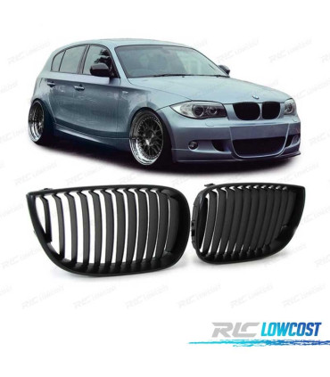 CALANDRES BMW E81 E87 04-07 LOOK M PERFORMANCE NOIR BRILLANT