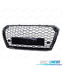 CALANDRE AUDI A4 B9 15-19 LOOK RS4 NOIR BRILLANT PDC