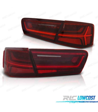 FEUX ARRIÈRE AUDI A6 C7 LED 11-14 + CLIGNOTANT LED DYNAMIQUE ROUGE