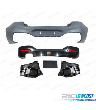 PARE CHOCS ARRIÈRE BMW F20 F21 LCI 15-19 LOOK M PDC SORTIE DOUBLE GAUCHE