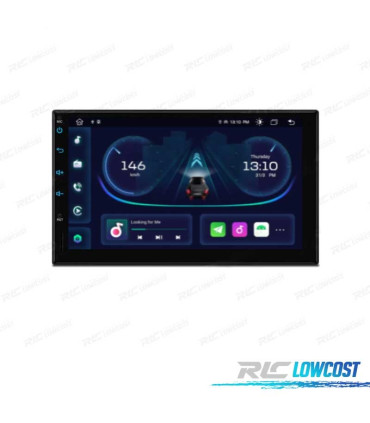 AUTORADIO 7" GPS ANDROID 14 GPS USB SD MULTIMÉDIA 2DIN