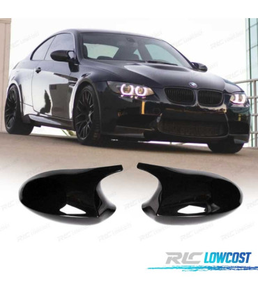 COQUES RÉTROVISEURS BMW E92 E93 06-10 LOOK M3 NOIR BRILLANT