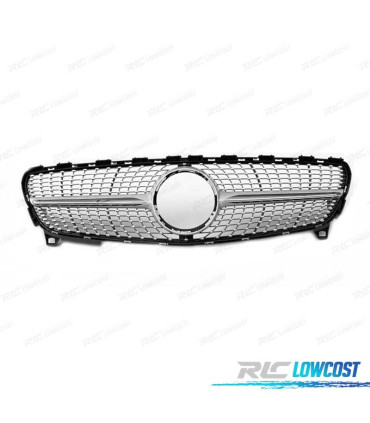 CALANDRE MERCEDES CLASSE A W176 16-18 LOOK DIAMOND CHROMÉ