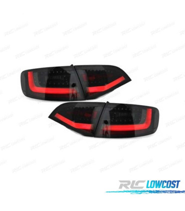 FEUX ARRIÈRE POUR AUDI A4 B8 07-11 AVANT CARDNA LED DYNAMIQUE NOIR