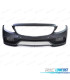 PARE CHOCS FRONTAL MERCEDES W205 14-18 LOOK AMG C63 NOIR PDC