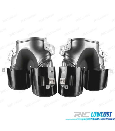 EMBOUTS D'ÉCHAPPEMENT MERCEDES CLASSE A W177 CLA W118 18- LOOK AMG A45 AMG NOIR