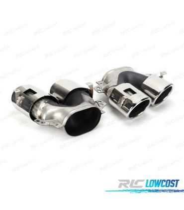 EMBOUTS D'ÉCHAPPEMENT MERCEDES CLASSE A W177 CLA W118 18- LOOK A45 AMG