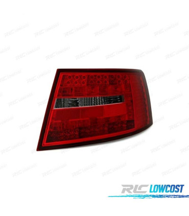 FEUX ARRIÈRE AUDI A6 4F 04-08 LED ROUGE NOIR
