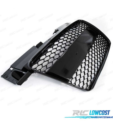 CALANDRE AUDI TT 8J 06-14 LOOK RS NOIR BRILLANT