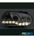 PHARES POUR VOLKSWAGEN VW GOLF MK4 97-03 DAYLIGHT FOND CHROMÉ