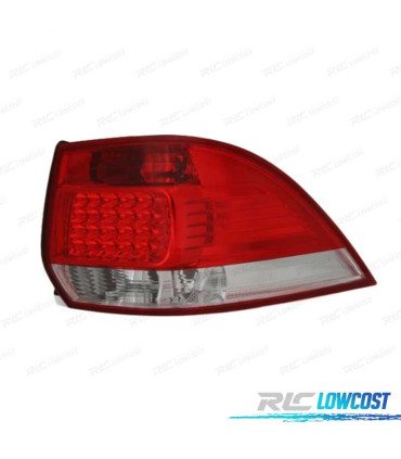 FEUX ARRIÈRE POUR VOLKSWAGEN VW GOLF 5 6 VARIANT 07-LED ROUGE CHROMÉ
