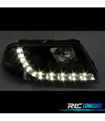 PHARES POUR VOLKSWAGEN VW PASSAT 3BG 00-05 DAYLIGHT FOND NOIR