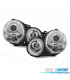 PHARES POUR VOLKSWAGEN VW POLO 9N 01-05 ANGEL EYES FOND CHROMÉ