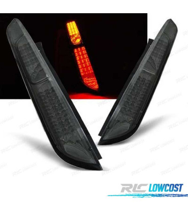 FEUX ARRIÈRE FORD FOCUS MK2 08-11 LED CHROMÉ FUMÉ