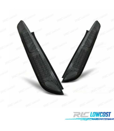 FEUX ARRIÈRE FORD FOCUS MK2 08-11 LED CHROMÉ FUMÉ