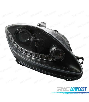 PHARES SEAT LEON ALTEA ET TOLEDO 04-09 DAYLIGHT LED FOND NOIR