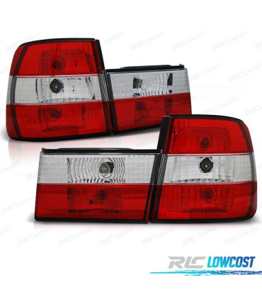 FEUX ARRIÈRE BMW E34 88-95 ROUGE CHROMÉ