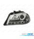 PHARES POUR SEAT IBIZA ET CORDOBA 6L 02-08 DAYLIGHT LED FOND CHROMÉ
