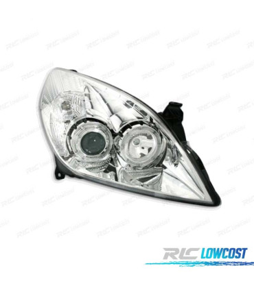 PHARES OPEL VECTRA C 05-08 SIGNUM 05-08 ANGEL EYES FOND CHROMÉ