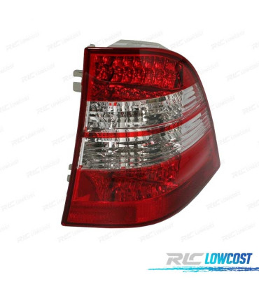 FEUX ARRIÈRE MERCEDES ML W163 98-05 LED ROUGE CHROMÉ