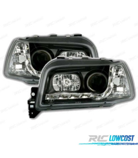 PHARES POUR RENAULT CLIO 92-97 DAYLIGHT LED FOND NOIR