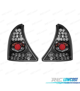 FEUX ARRIÈRE RENAULT CLIO 98-01 LED FOND NOIR