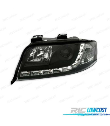 PHARES AUDI A6 4B 01-04 DAYLIGHT LED FOND NOIR