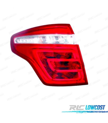 FEUX ARRIÈRE CITROEN C4 PICASSO 06-11 ROUGE CHROMÉ
