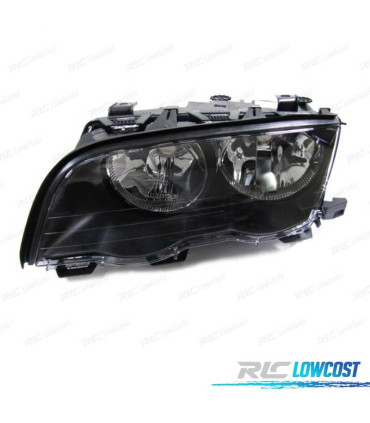 PHARES BMW E46 4 PORTES 98-01FOND NOIR